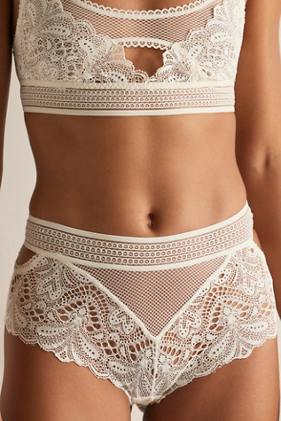 Moonlit Meadow Lace High-Rise Briefs - thumbnail 6