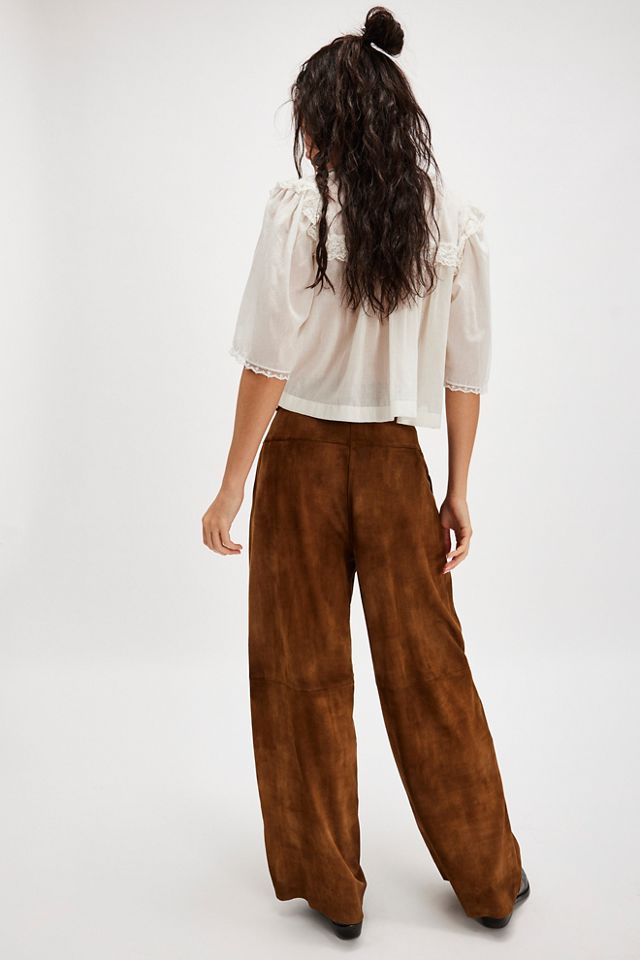 Nigel Preston Hepburn Suede Pants #1