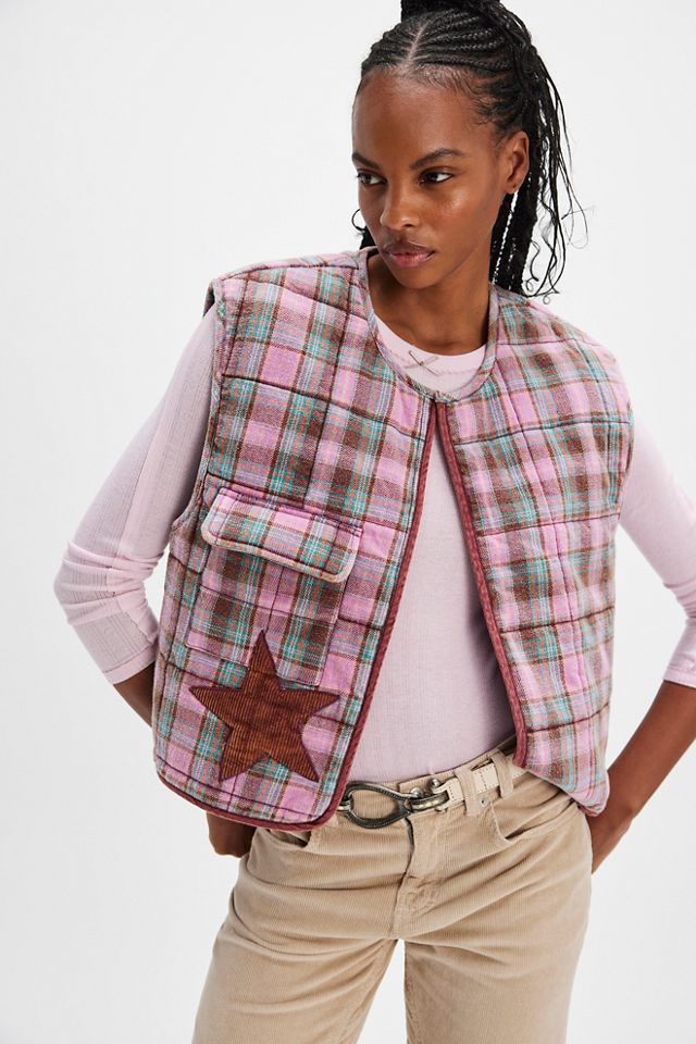 We The Free Starry Plaid Vest #3