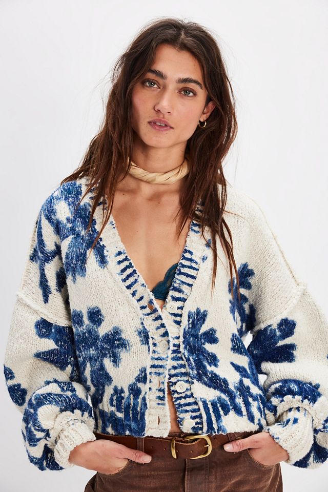 Free People Soulmate Cardi / Passion Flower Combo NWOT never worn before factory Size S