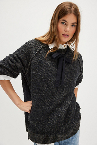 Carter Tunic at Free People in Black Combo, Size: Small