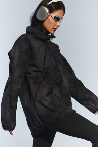 Canyon Crushin Windbreaker Jacket by FP Movement at Free People, Black Combo, M
