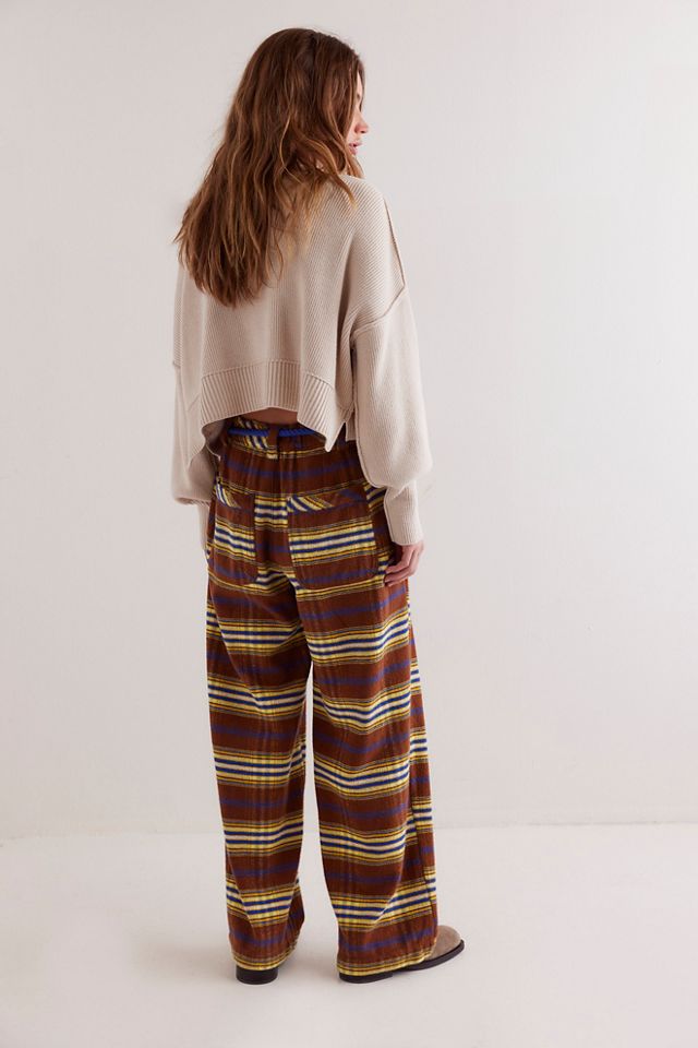 Preppy Plaid Pull-On Trousers #2