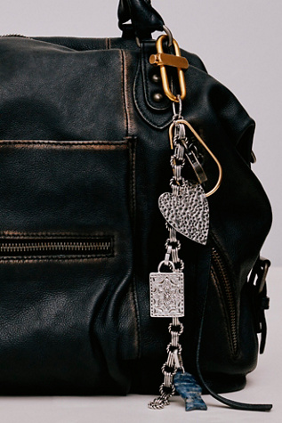 Charmed Strand Bag Charm At Free People In Rhodium