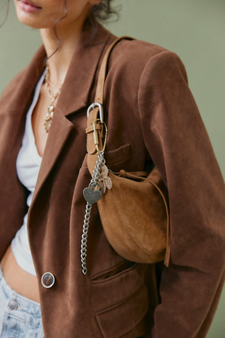 Charmed Strand Bag Charm at Free People in Pewter
