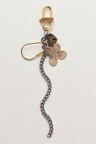 Charmed Strand Bag Charm At Free People In Pewter