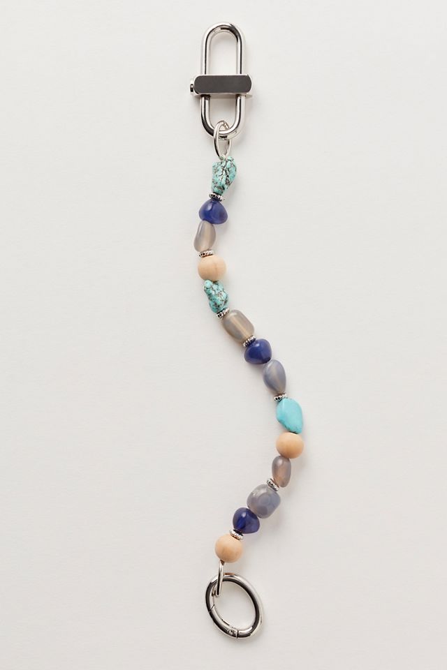 Gemstone Drop Bag Charm #1