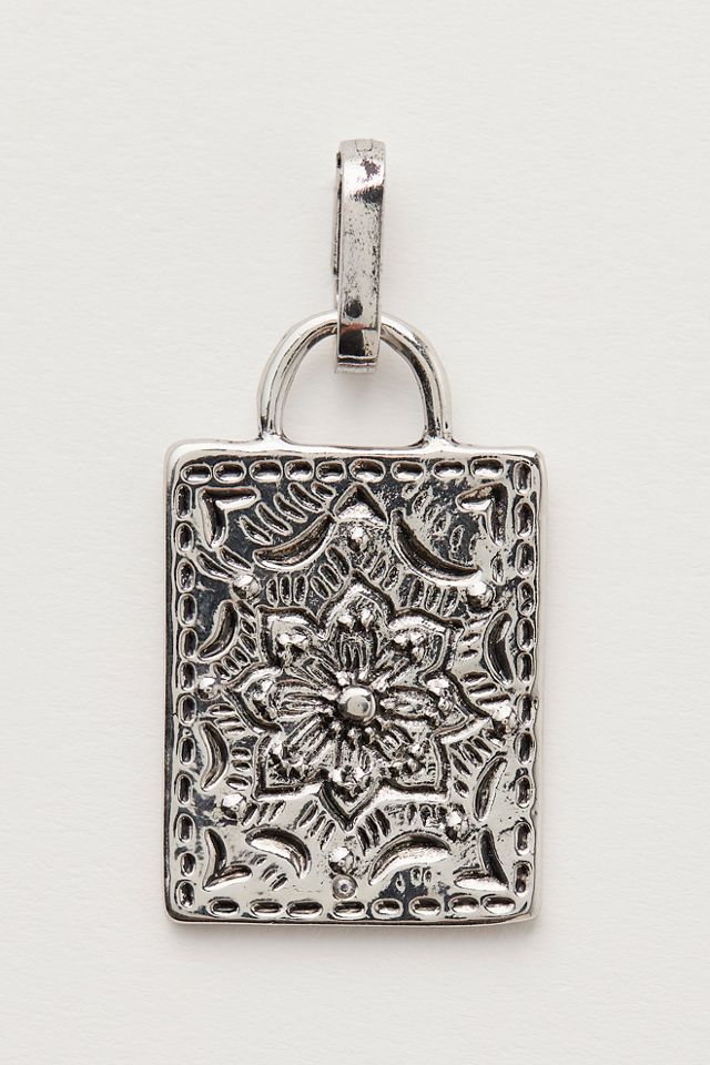 Plaque Bag Charm #1