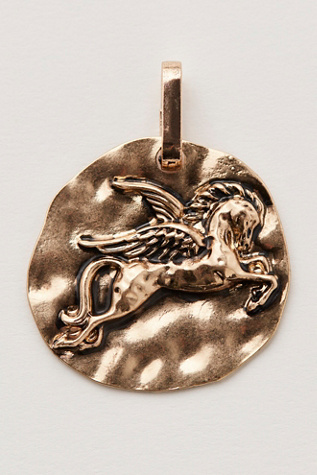 Pegasus Bag Charm At Free People In Shiny Gold