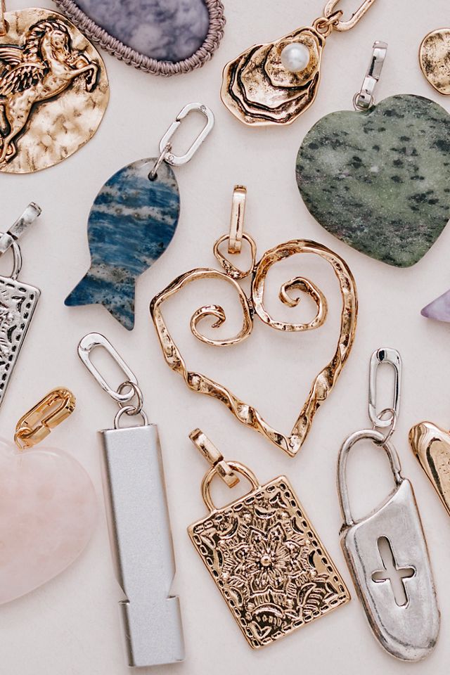 Artisan Heart Bag Charm #3