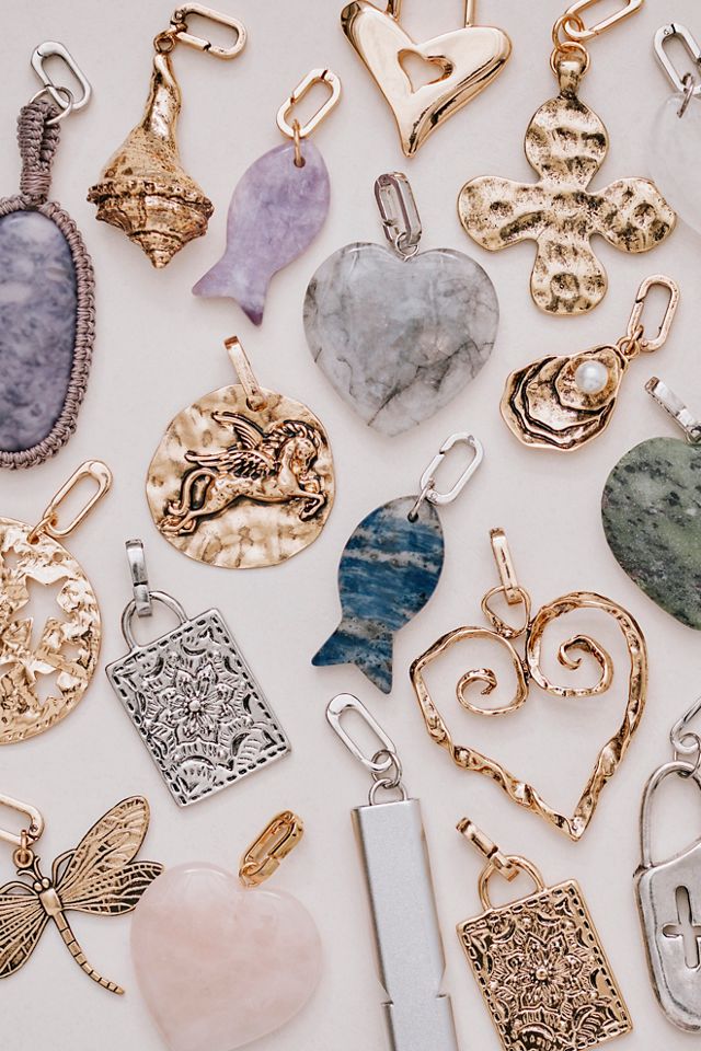 Stone Fish Bag Charm #2
