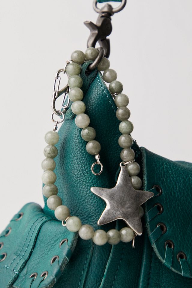 Beaded Necklace Bag Charm | Free People UK
