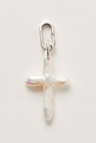 Mop Cross Bag Charm At Free People In Pearl