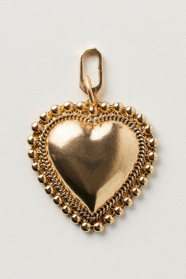 Puffy Heart Bag Charm #1