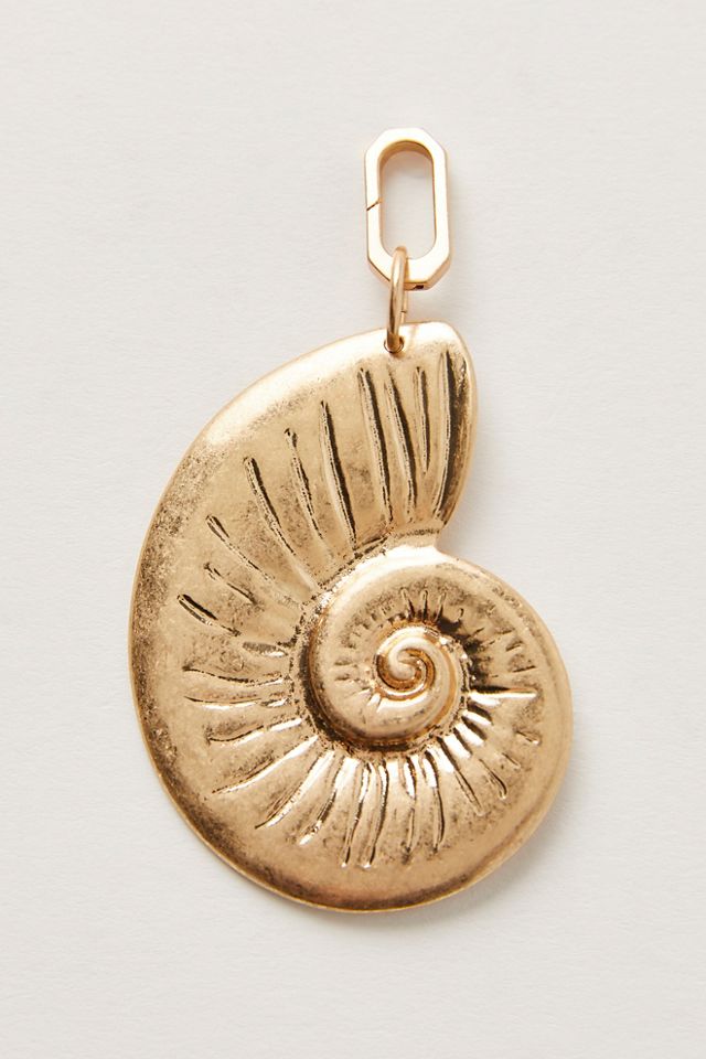 Solid Shell Bag Charm #2