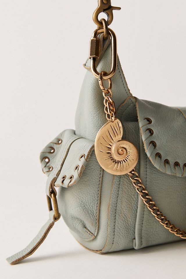Solid Shell Bag Charm #3