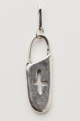 Armour Charm at Free People in Pewter