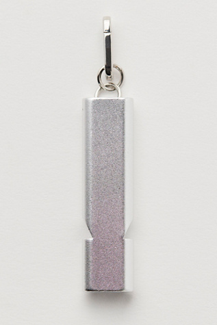 Whistle Charm at Free People in Pewter