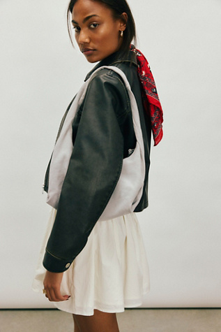 Tilly Twisted Strap Shoulder Bag by Free People in Grey
