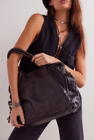 We The Free Mono Pouch Tote At Free People In Black