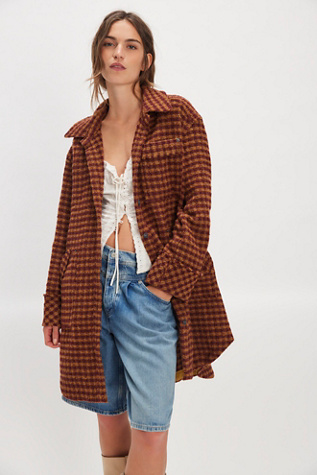 We The Free Get Around Houndstooth Shirt