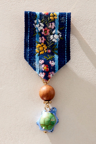 Faraway Brooch By Serefina At Free People In Turtle