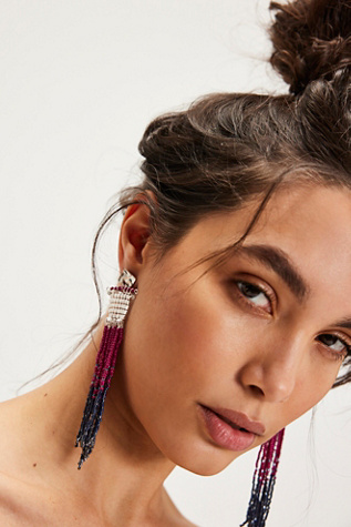 Bandera Dangles At Free People In Silver/Navy/Plum