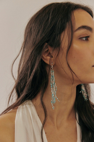 Boucles d'oreilles pendantes Badlands par Free People en Écume De Mer/Argent, pour femme