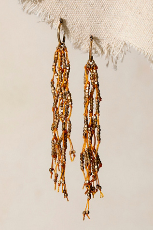 Badlands Dangle Earrings at Free People in Papaya