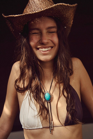 Haut de bikini color block Stone Fox Tropez