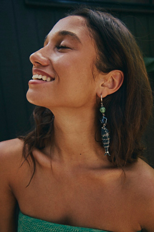 Escape Dangle Earrings by Free People in Silver
