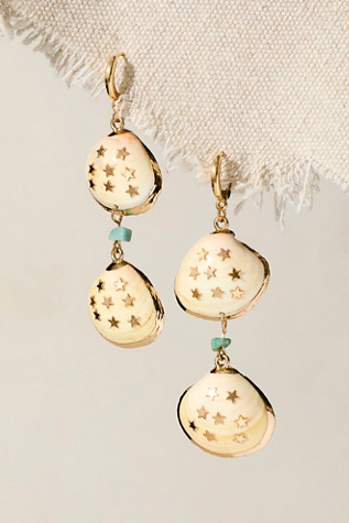 Bahama Baby Earrings by Free People in Gold
