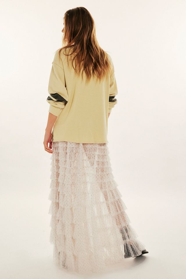 Return Of The Ruffle Maxi Slip Skirt #2