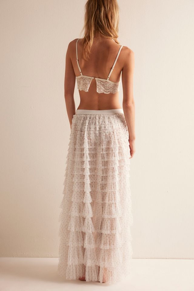 Return Of The Ruffle Maxi Slip Skirt #2