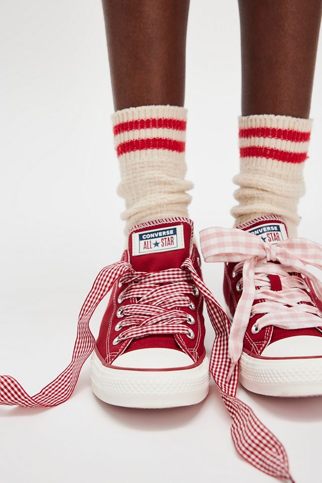 Baskets basses à carreaux vichy Chuck Taylor All Star #1