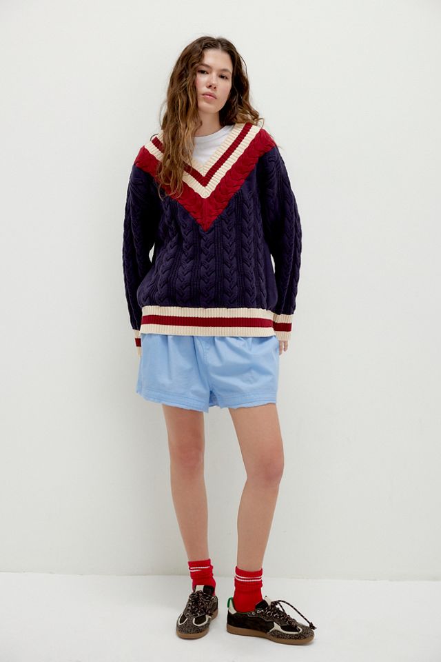 Found V-Neck Cricket Sweater #2