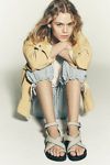 Anya Criss-Cross Footbed Sandals