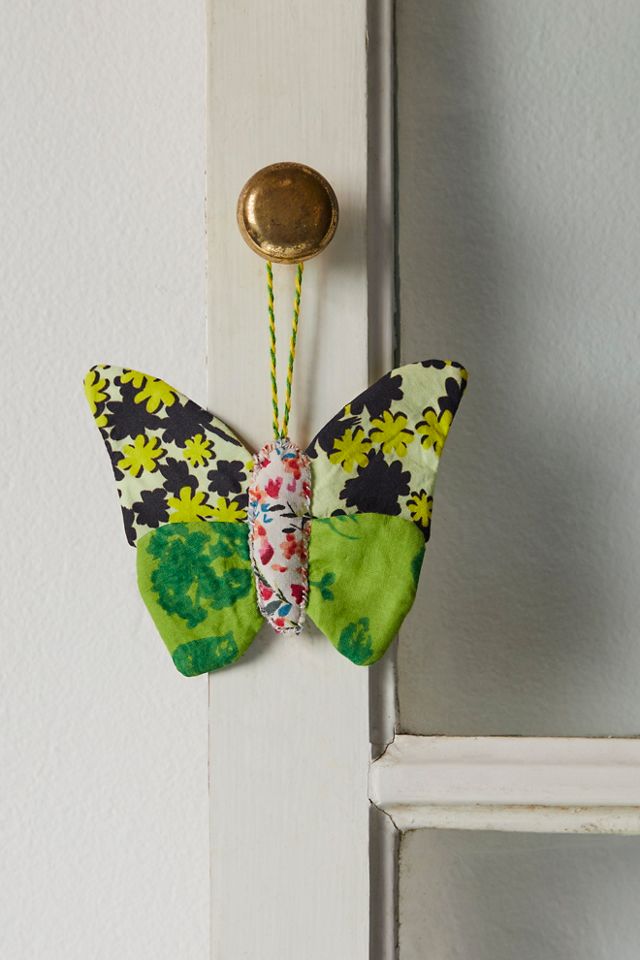 Recycled Butterfly Ornament #1