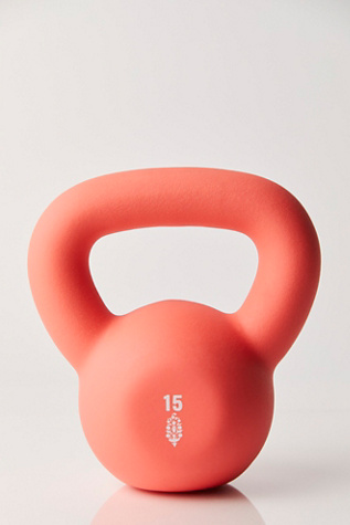 FP Movement 15 lb Kettlebell at Free People, Neon Coral
