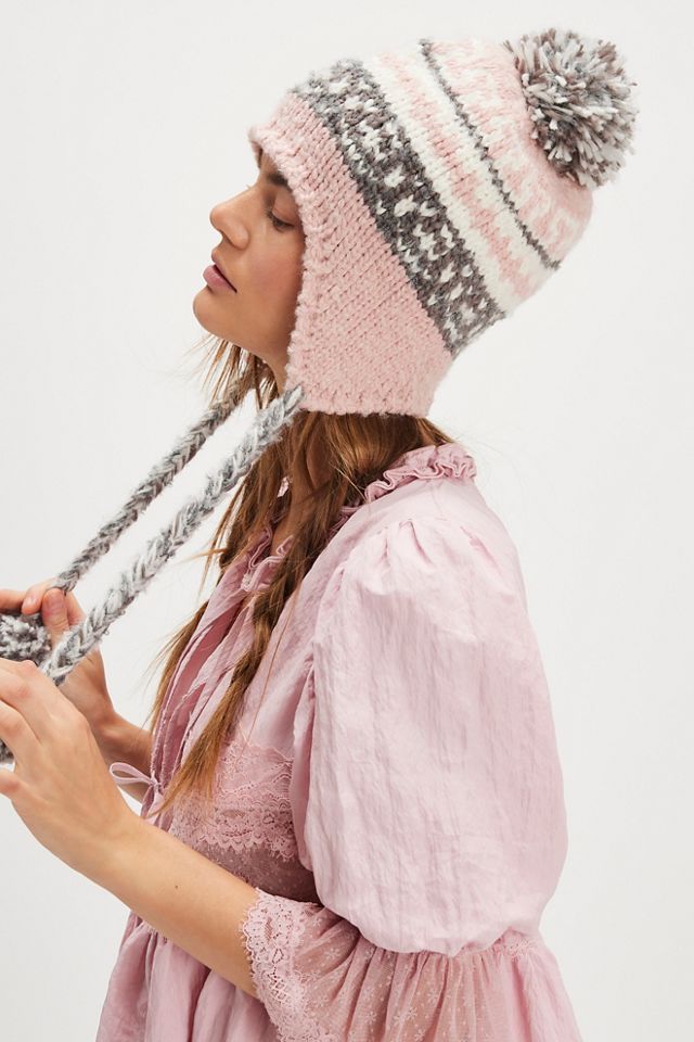 Pom Knit Beanie #3