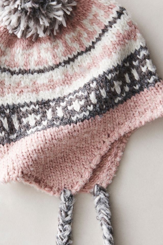 Pom Knit Beanie #2