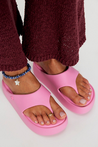 Melissa Free Platform Thong Sandals at Free People in Pink, Size: US 9