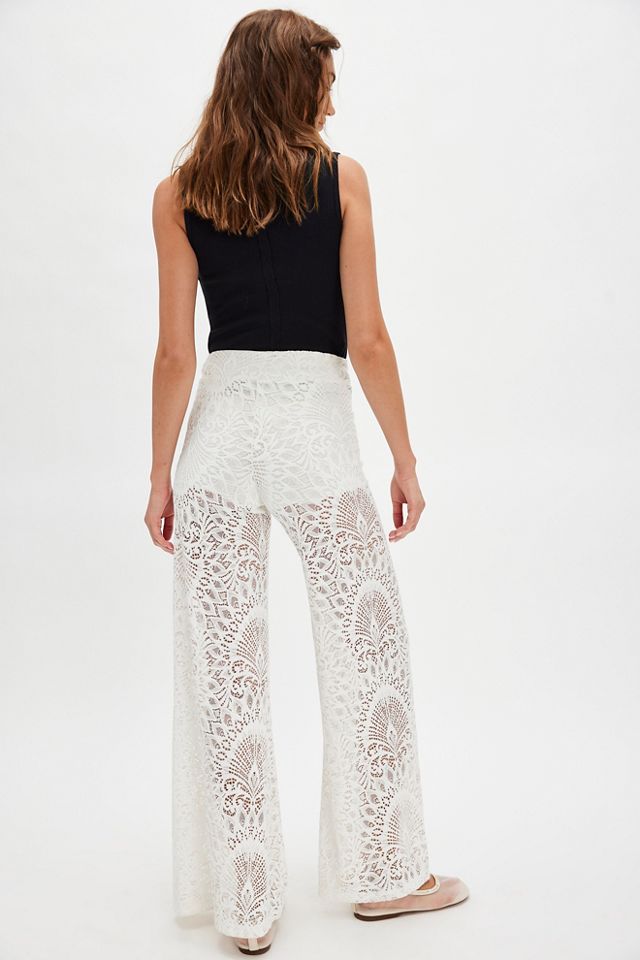 Nightcap Lanai Lace Palazzo Pants #1