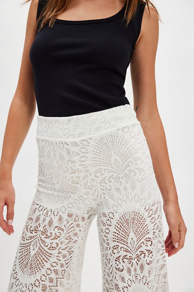 Nightcap Lanai Lace Palazzo Pants #2