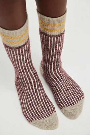 We The Free Cabin Ribbon Socks At Free People In Oat