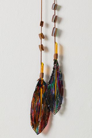 Small Handblown Glass Feather
