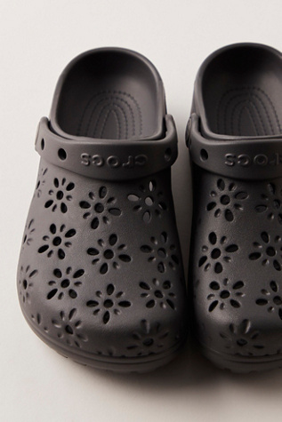 Crocs Classic Floral Cut Clogs product page