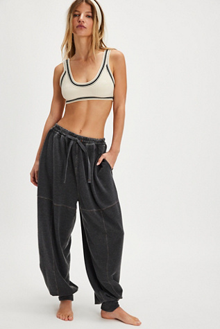 Don't Wait Up Joggers By Intimately At Free People In Washed Black, Size: XS