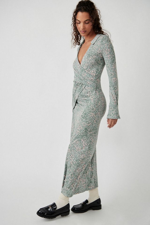 Shayla Wrap Midi Dress #3