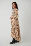 Rows Of Roses Maxi Dress